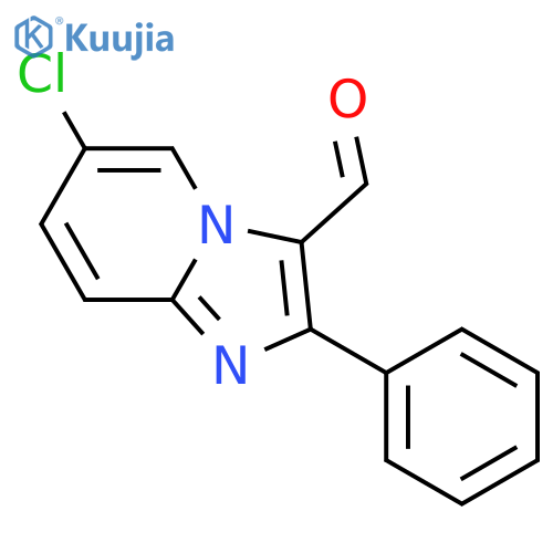 6-Chloro-2-phenylimidazo[1,2-a]pyridine-3-carbaldehyde structure
