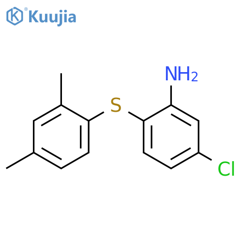 5-Chloro-2-(2,4-dimethylphenyl)sulfanylaniline structure