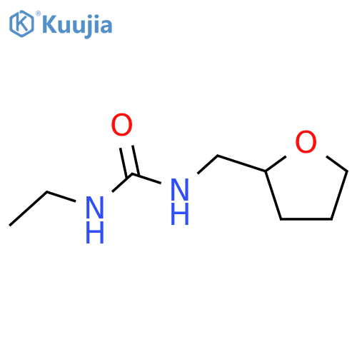 Urea, N-ethyl-N'-[(tetrahydro-2-furanyl)methyl]- structure