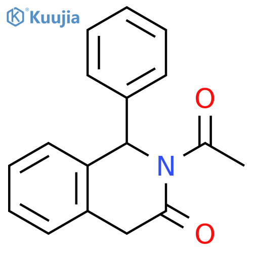 3(2H)-Isoquinolinone, 2-acetyl-1,4-dihydro-1-phenyl- structure