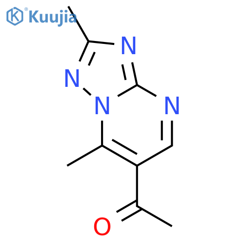 1-(2,7-Dimethyl1,2,4triazolo1,5-apyrimidin-6-yl)ethanone structure