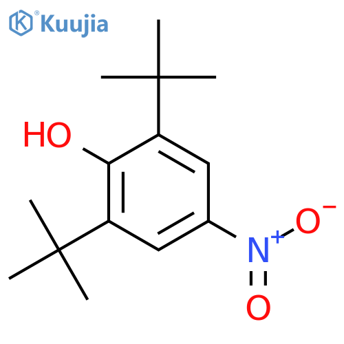 2,6-Di-tert-butyl-4-nitrophenol structure