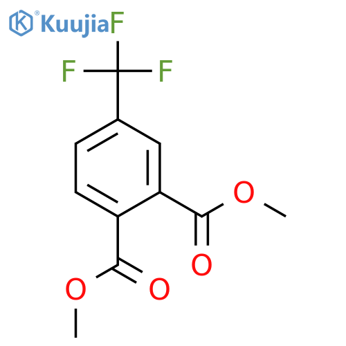 DiMethyl 4-(TrifluoroMethyl)phthalate structure