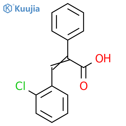 3-(2-Chlorophenyl)-2-phenylacrylic acid structure