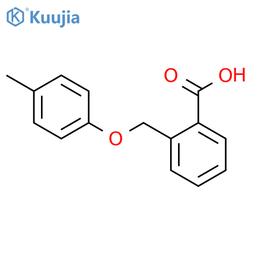 2-(4-Methylphenoxy)methylbenzoic acid structure