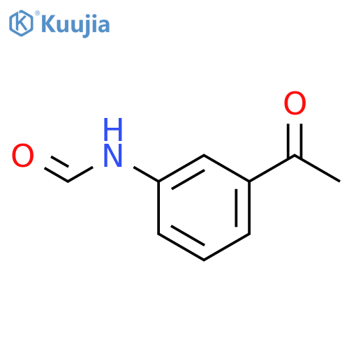 N-(3-Acetylphenyl)formamide structure