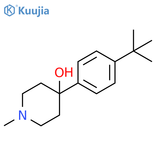 4-(4-(TERT-BUTYL)PHENYL)-1-METHYLPIPERIDIN-4-OL structure