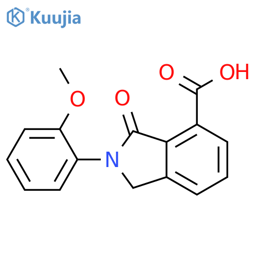 1H-Isoindole-4-carboxylic acid, 2,3-dihydro-2-(2-methoxyphenyl)-3-oxo- structure