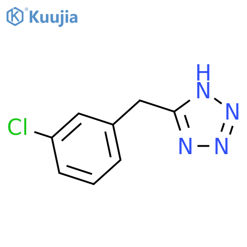 5-(3-chlorophenyl)methyl-2H-1,2,3,4-tetrazole structure