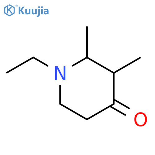4-Piperidinone,1-ethyl-2,3-dimethyl- structure