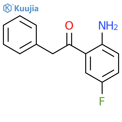 1-(2-Amino-5-fluoro-phenyl)-2-phenyl-ethanone structure