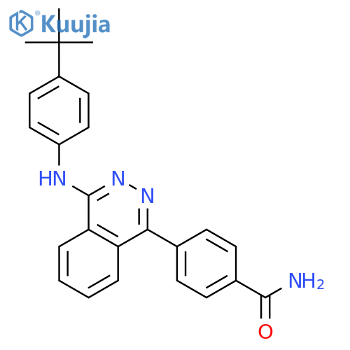 Benzamide, 4-[4-[[4-(1,1-dimethylethyl)phenyl]amino]-1-phthalazinyl]- structure