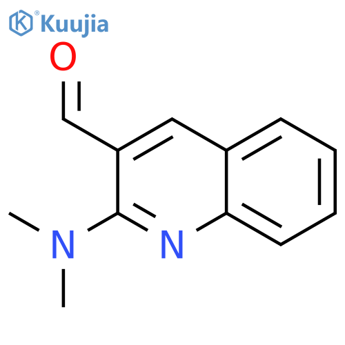 2-(dimethylamino)quinoline-3-carbaldehyde structure