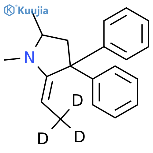 [2H(3)]-Ethyliden-1,5-dimethyl-3,3-diphenyl-pyrrolidin structure