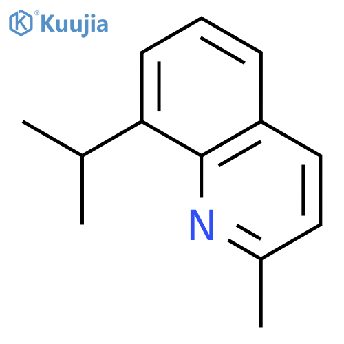 Quinoline, 2-methyl-8-(1-methylethyl)- structure