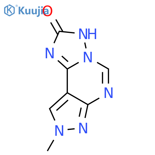 3H-Pyrazolo[4,3-e][1,2,4]triazolo[1,5-c]pyrimidin-2(8H)-one, 8-methyl- structure