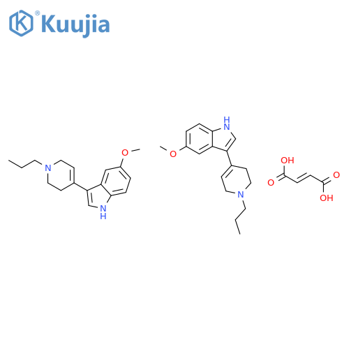 5-methoxy-3-(1-propyl-1,2,3,6-tetrahydropyridin-4-yl)-1H-indole (2E)-but-2-enedioate (2:1) structure