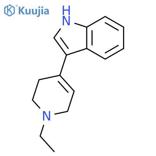 3-(1-ethyl-1,2,3,6-tetrahydropyridin-4-yl)-1H-indole structure