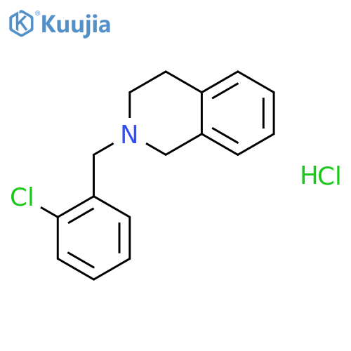2-(2-chlorobenzyl)-1,2,3,4-tetrahydroisoquinoline hydrochloride structure