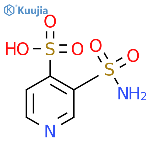 3-Sulfamoyl-pyridine-4-sulfonic Acid structure