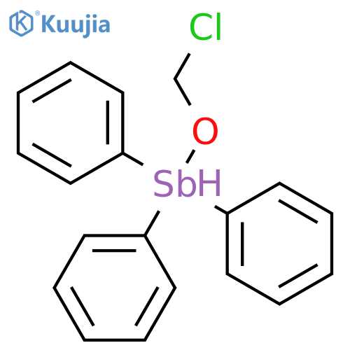 Antimony, chloromethoxytriphenyl- structure