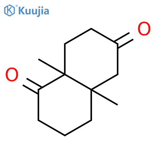 1,6(2H,5H)-Naphthalenedione, hexahydro-4a,8a-dimethyl- structure