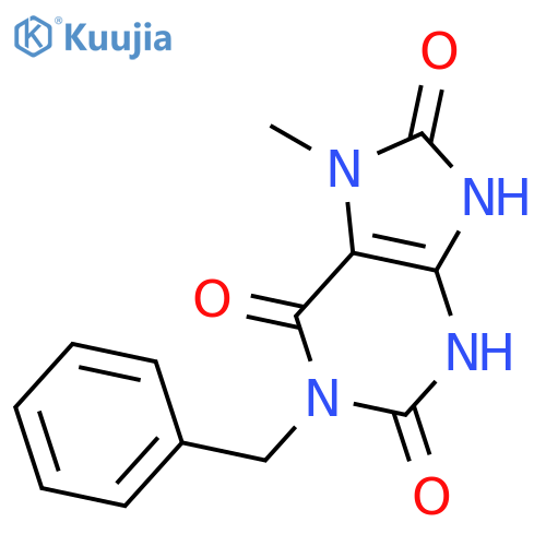 N-Phenylmethyl-7-methyluric Acid structure