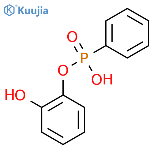 (2-hydroxyphenoxy)-phenylphosphinic Acid structure