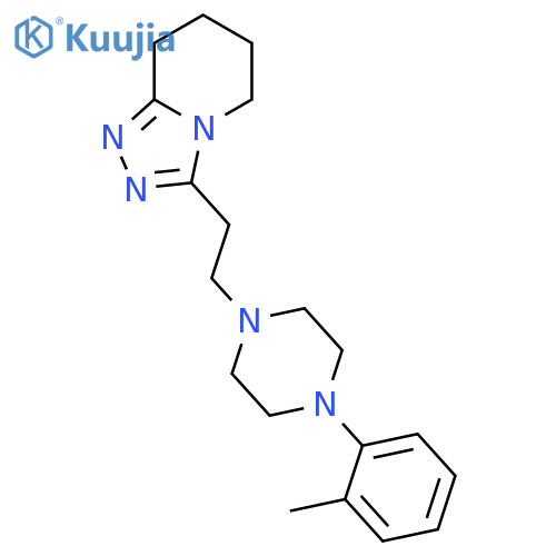 1-(2-methylphenyl)-4-(2-{5H,6H,7H,8H-1,2,4triazolo4,3-apyridin-3-yl}ethyl)piperazine structure