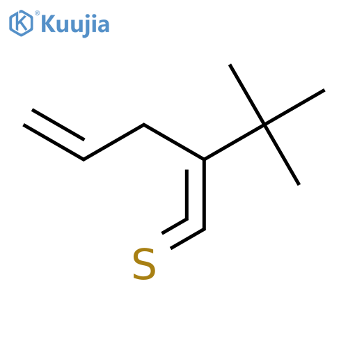 1,4-Pentadiene-1-thione, 2-(1,1-dimethylethyl)- structure