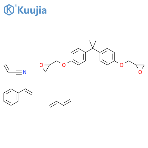2-Propenenitrile,polymerwithethenylbenzene,carboxy-terminated,polymerswithbisphenolAdiglycidyletherandcarboxy-terminatedpolybutadiene structure