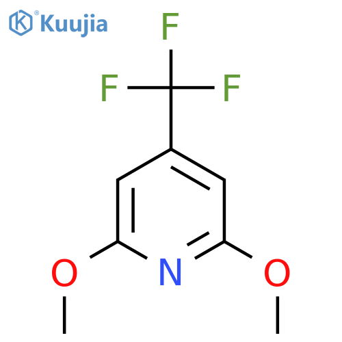 2,6-Dimethoxy-4-(trifluoromethyl)pyridine structure