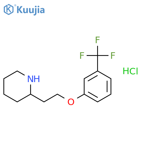 2-{2-3-(Trifluoromethyl)phenoxyethyl}piperidinehydrochloride structure