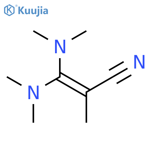 2-Propenenitrile, 3,3-bis(dimethylamino)-2-methyl- structure