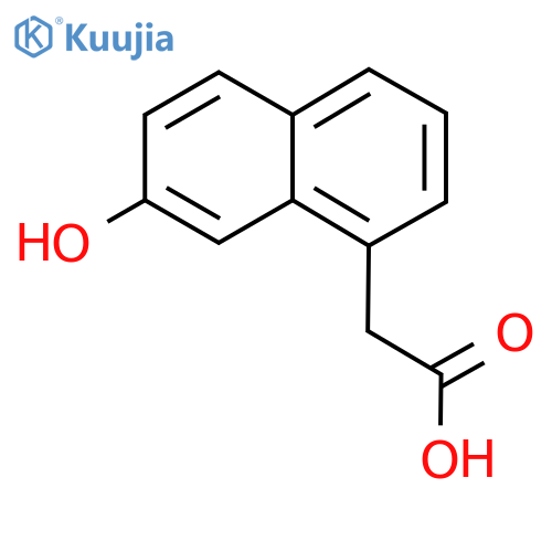 5-Naphthol-2-acetic acid structure