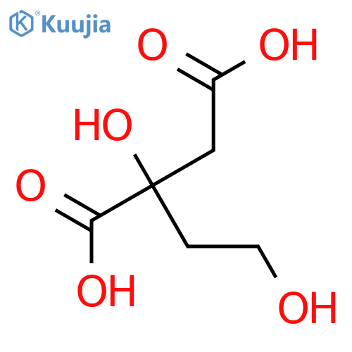 Butanedioic acid, 2-hydroxy-2-(2-hydroxyethyl)- structure