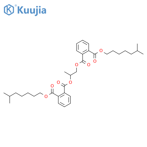 2-O-[2-[2-(6-Methylheptoxycarbonyl)benzoyl]oxypropyl] 1-O-(6-methylheptyl) benzene-1,2-dicarboxylate structure