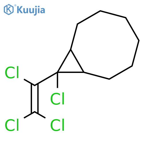 Bicyclo[6.1.0]nonane, 9-chloro-9-(trichloroethenyl)- structure