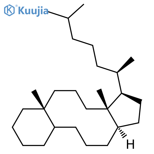 1H-Benzo[a]cyclopenta[f]cyclodecene, 1-[(1R)-1,5-dimethylhexyl]hexadecahydro-10a,13a-dimethyl-, (1R,3aR,10aR,13aS)- structure