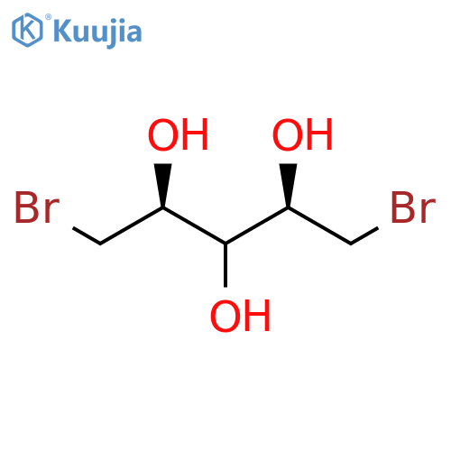 Xylitol, 1,5-dibromo-1,5-dideoxy- structure