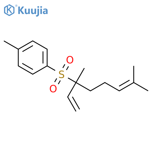 BENZENE, 1-[(1-ETHENYL-1,5-DIMETHYL-4-HEXENYL)SULFONYL]-4-METHYL- structure