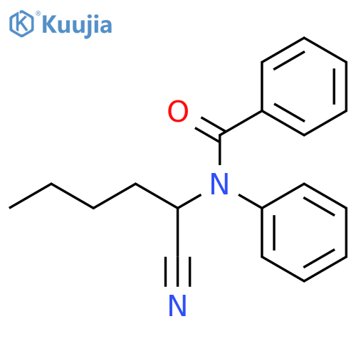 Benzamide, N-(1-cyanopentyl)-N-phenyl- structure