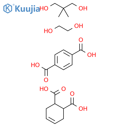 1,4-Benzenedicarboxylicacid,polymerwith4-cyclohexene-1,2-dicarboxylicacid,2,2-dimethyl-1,3-propanedioland1,2-ethanediol structure