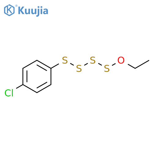 Tetrasulfide, 4-chlorophenyl ethoxy structure