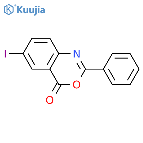 6-iodo-2-phenyl-4H-benzo[d][1,3]oxazin-4-one structure