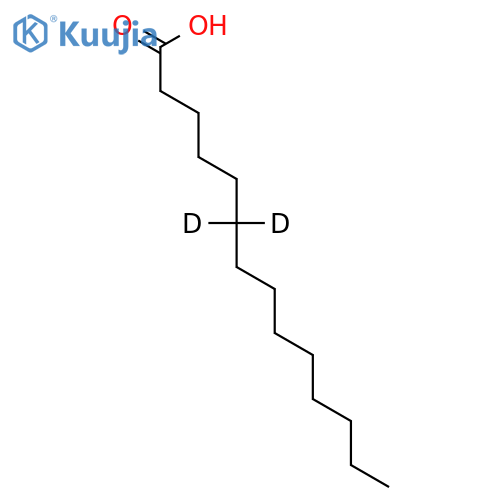 tetradecanoic-6,6-d2 acid structure