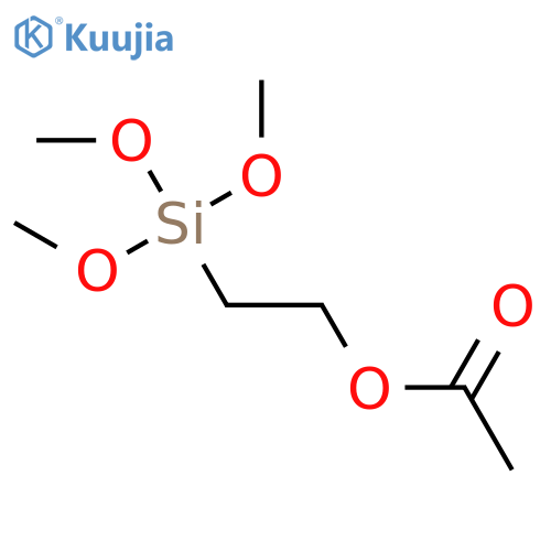 Ethanol,2-(trimethoxysilyl)-, 1-acetate structure