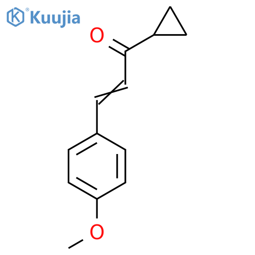 1-Cyclopropyl-3-(4-methoxyphenyl)prop-2-en-1-one structure