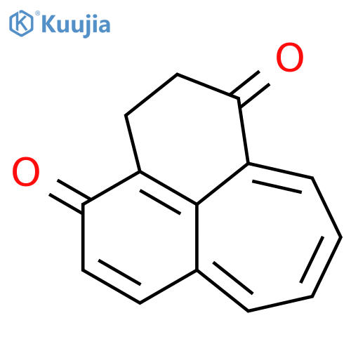 Cyclohepta[de]naphthalene-7,10-dione, 8,9-dihydro- structure