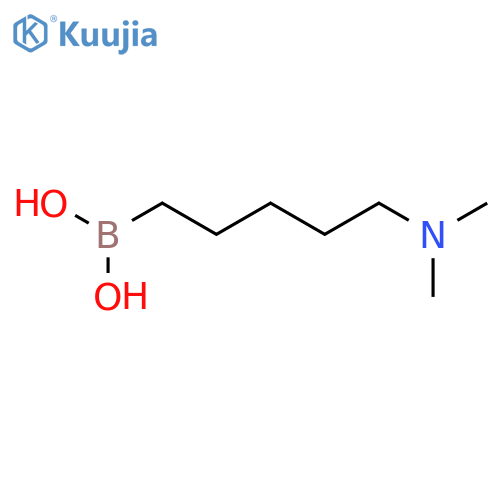 Boronic acid,[5-(dimethylamino)pentyl]- (9CI) structure